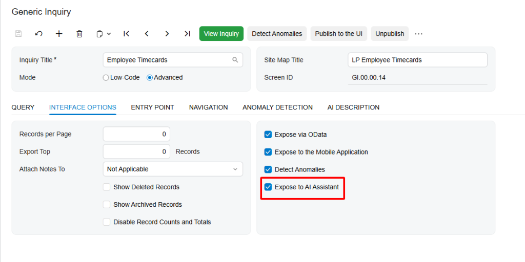 Làm sao để AI Assistant đọc được dữ liệu Timesheet?